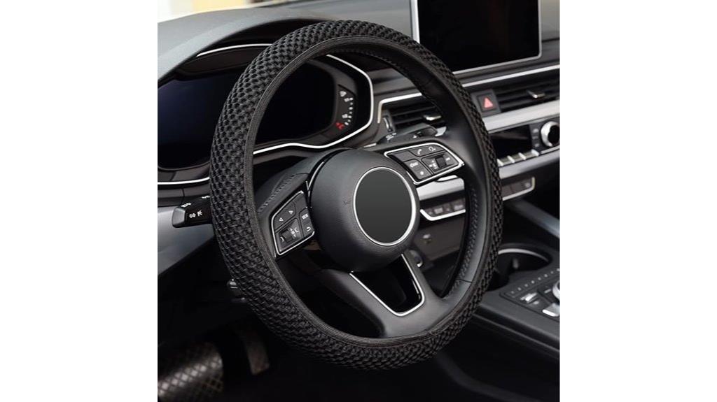 breathable microfiber steering cover