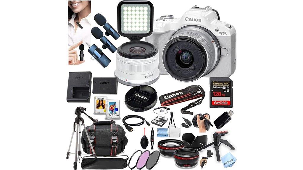 canon r50 camera bundle