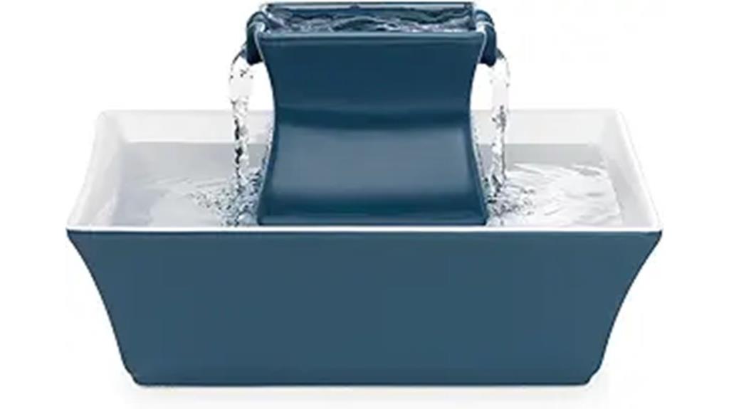 ceramic pagoda pet fountain