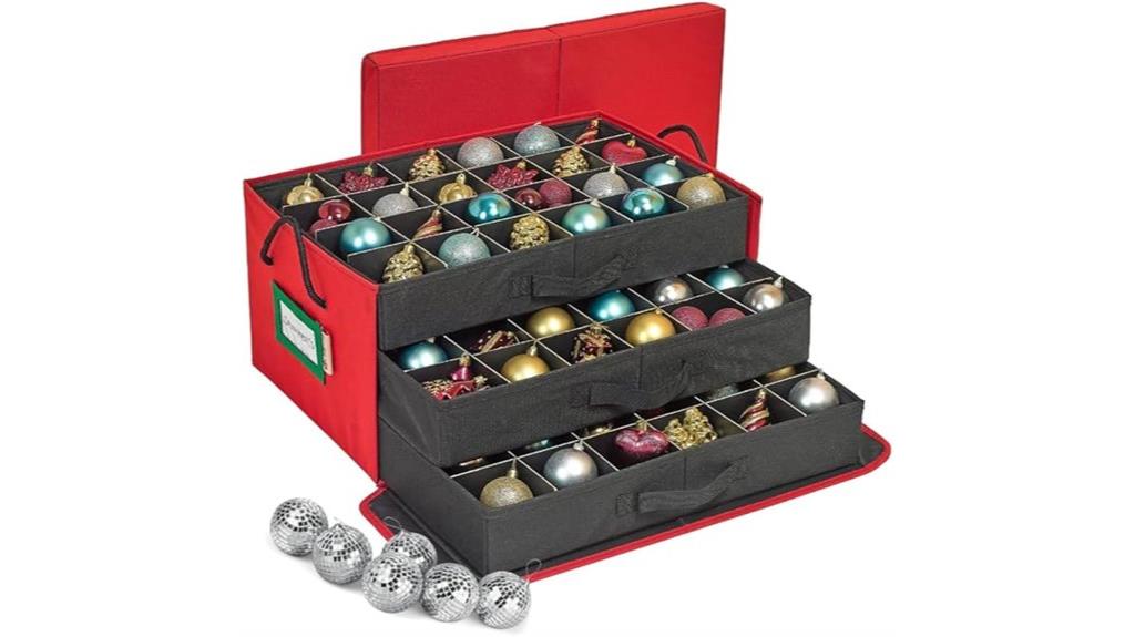 christmas ornament storage box