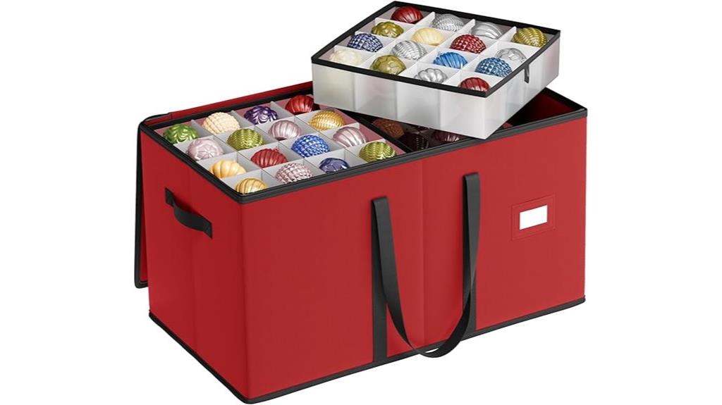 christmas ornament storage box