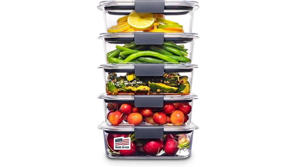 clear airtight food containers