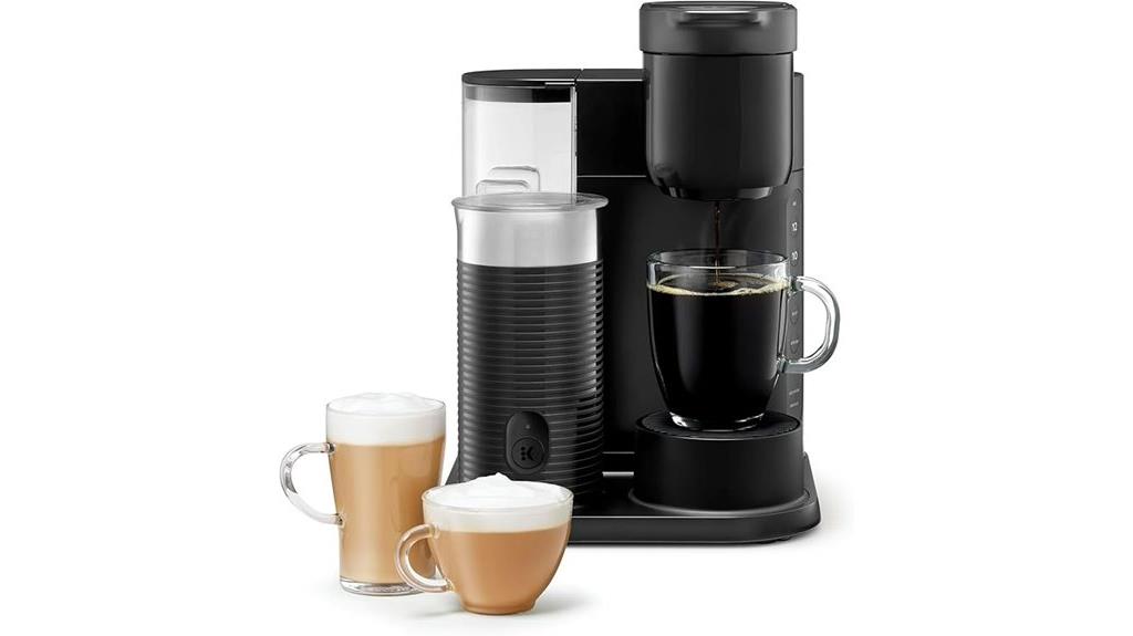 coffee maker with frother