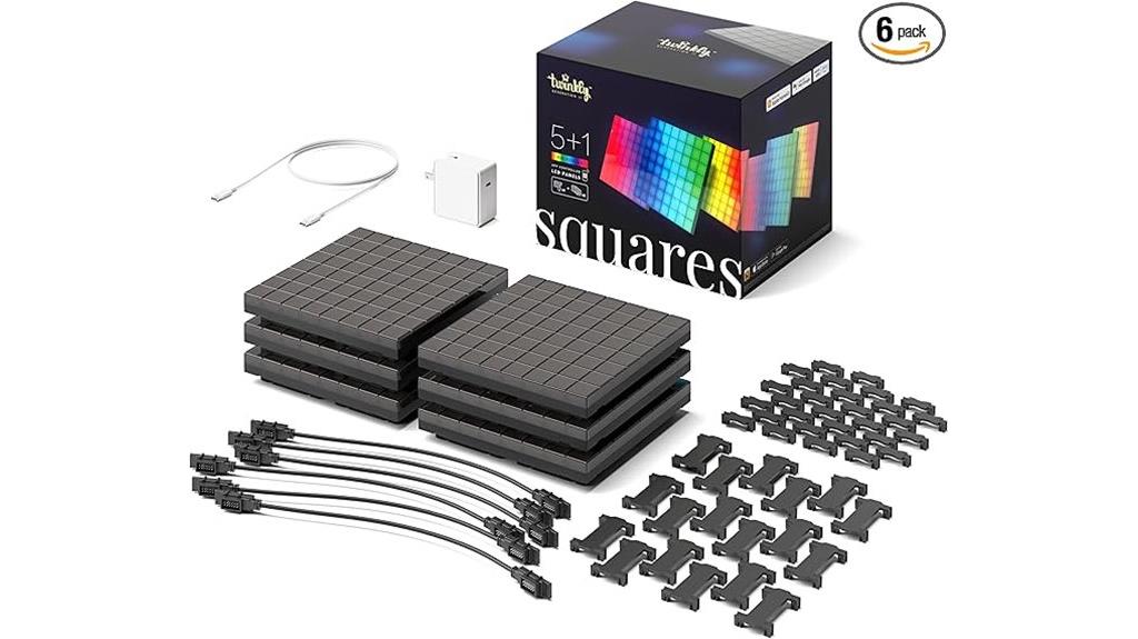 colorful led wall panels