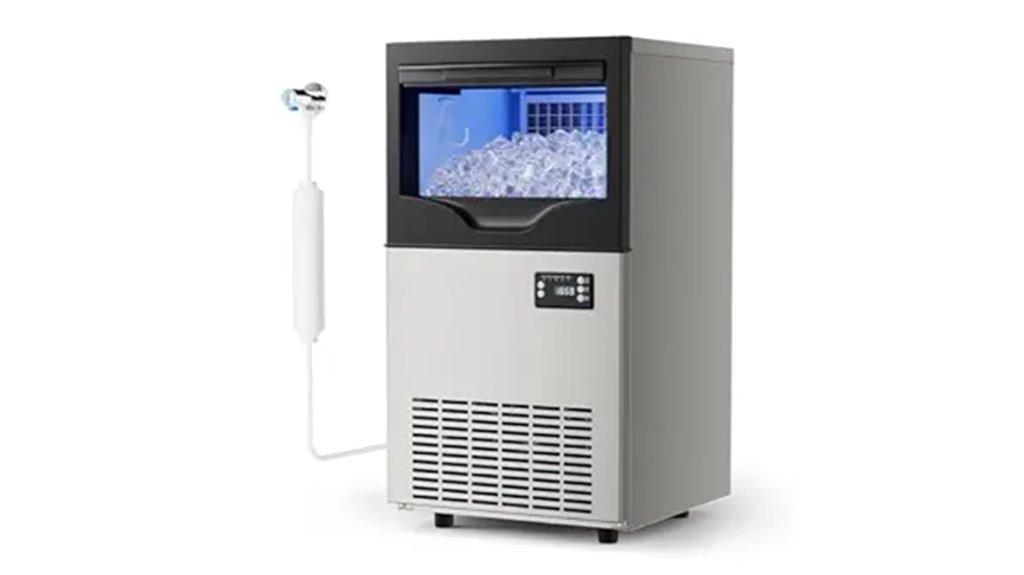 commercial ice maker storage