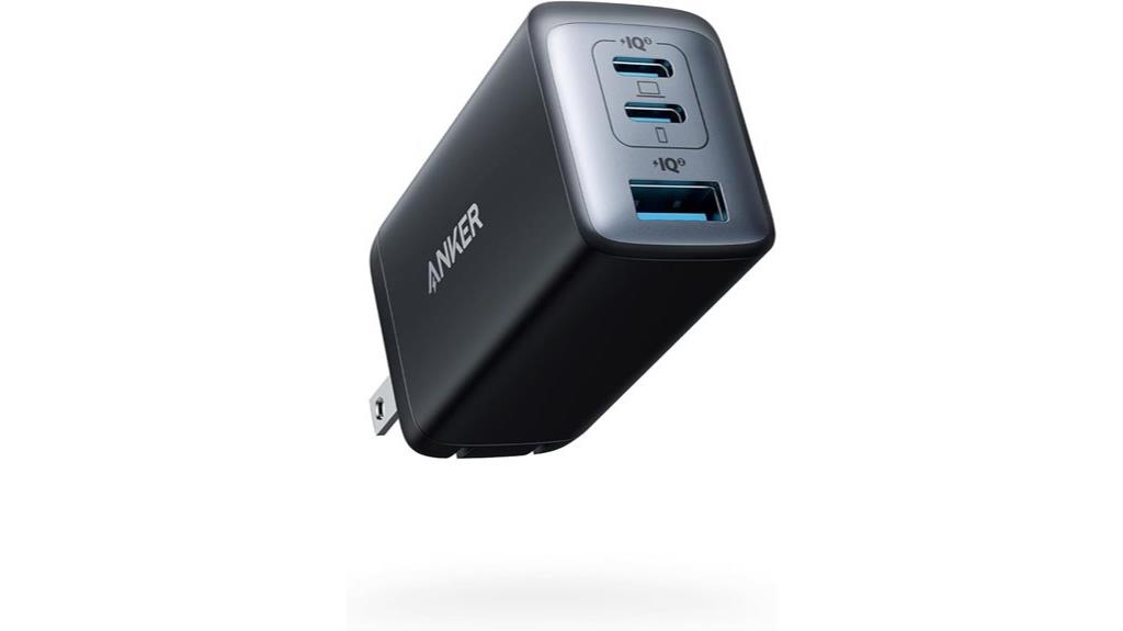 compact 65w multi port charger
