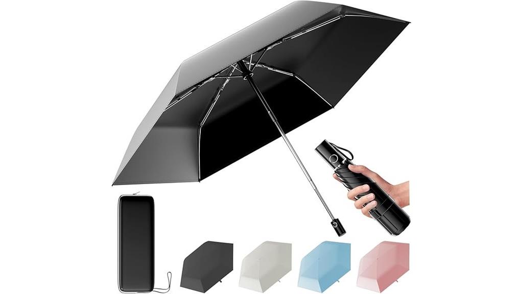 compact automatic folding umbrella