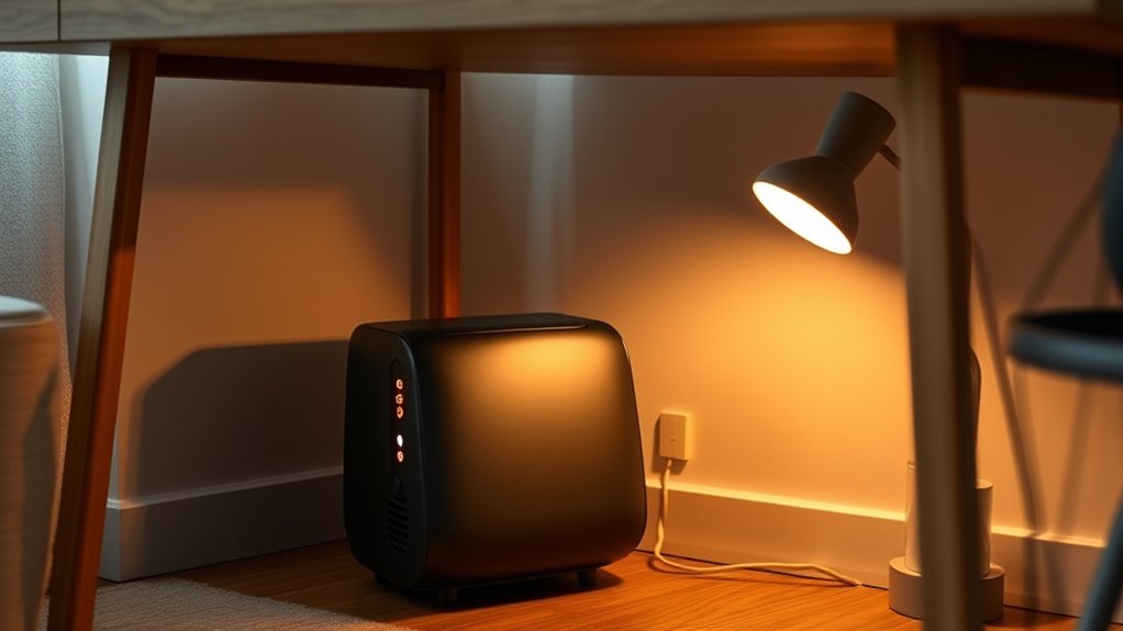 compact desk space heaters