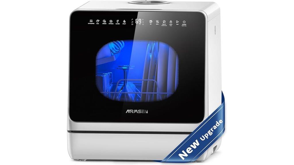 compact dishwasher with multiple functions