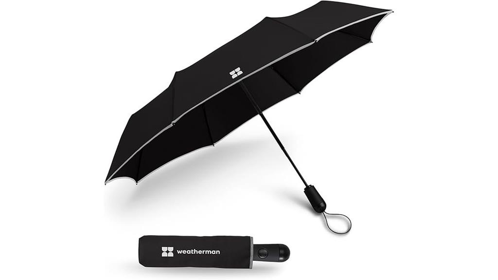compact fiberglass travel umbrella