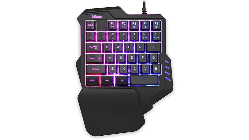 compact rgb gaming keyboard