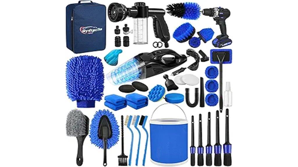 complete car cleaning set