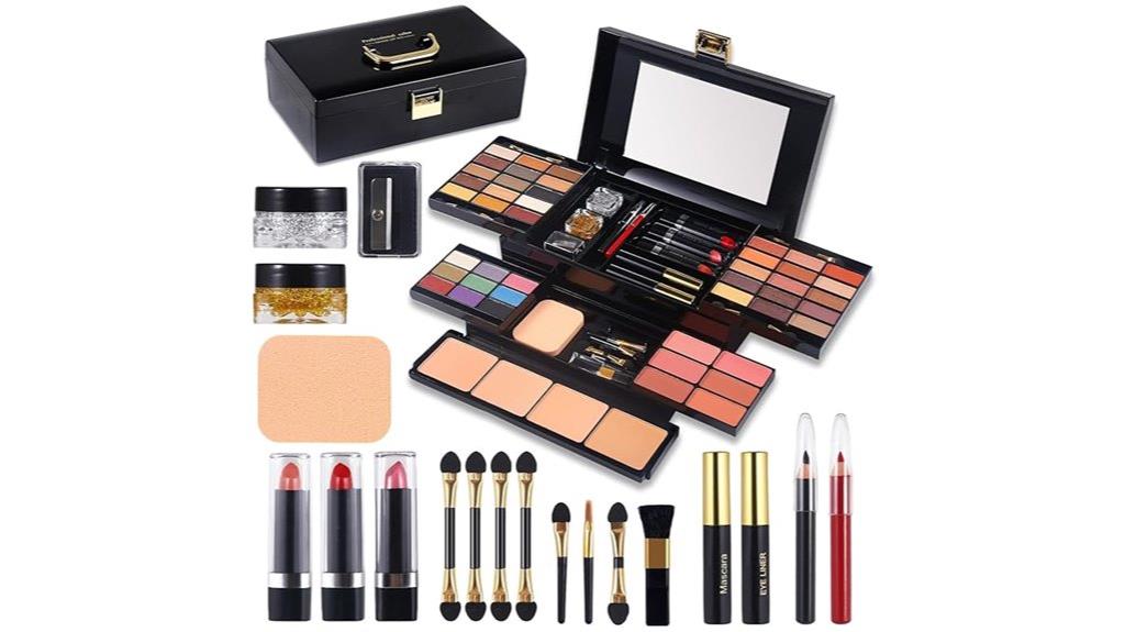 complete makeup kit with mirror