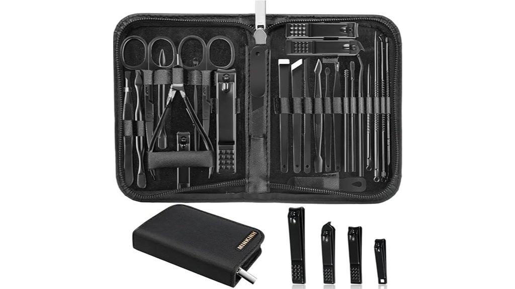 complete stainless steel manicure kit