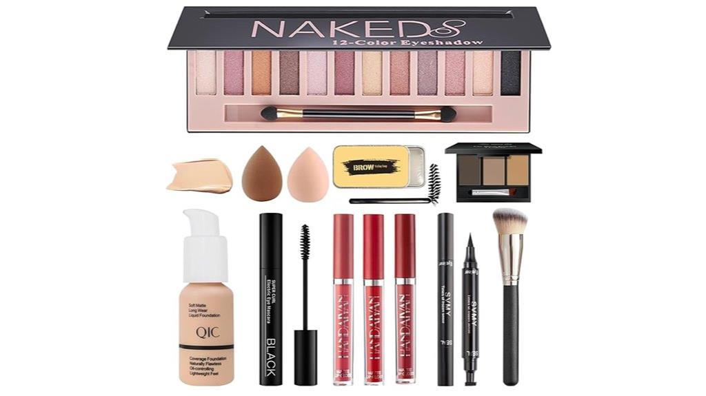 comprehensive women s makeup set
