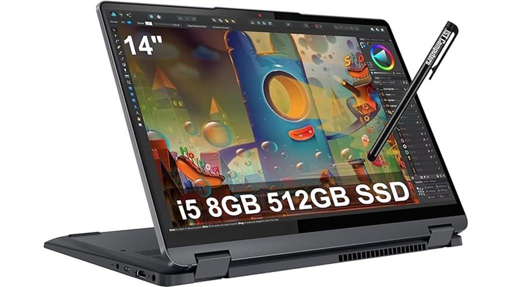 convertible touchscreen laptop