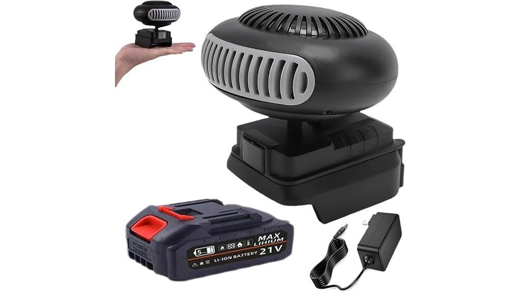 cordless heater with safety tilt