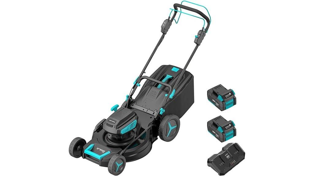 cordless self propelled lawn mower