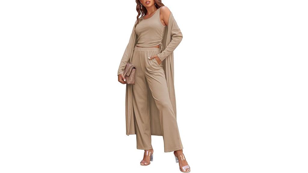 cozy three piece sleep set