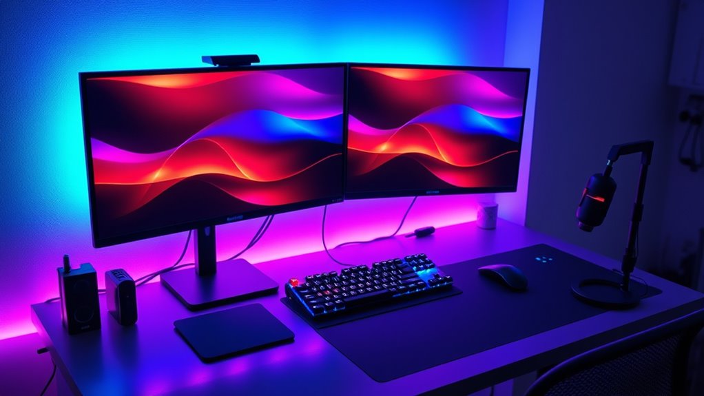 customizable adaptable lighting setup