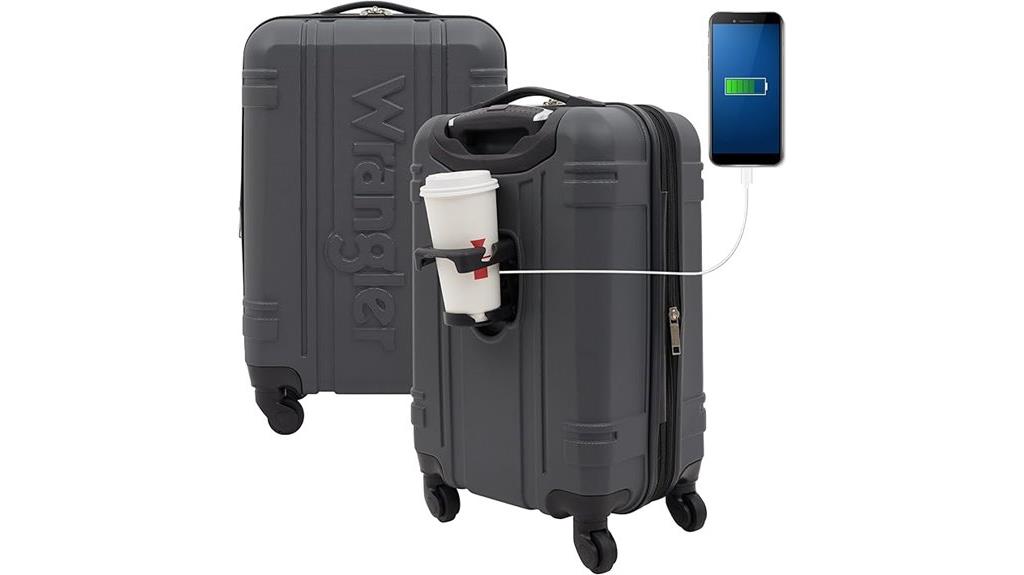 dark shadow 22 inch luggage