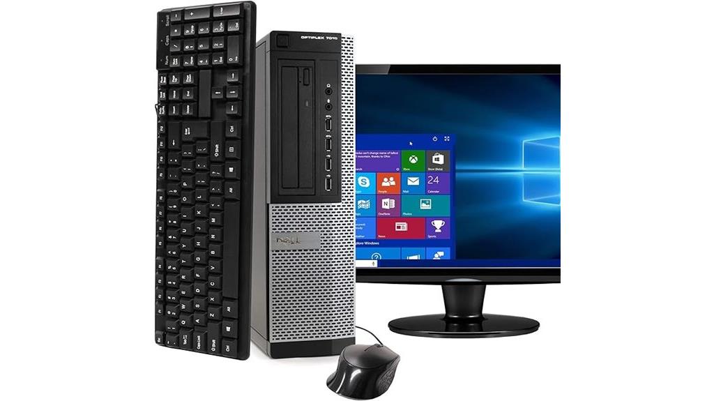 dell desktop with quad core