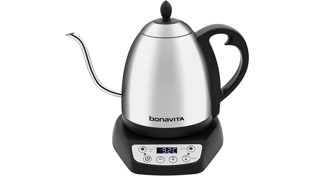 digital 1l kettle with variable temperature