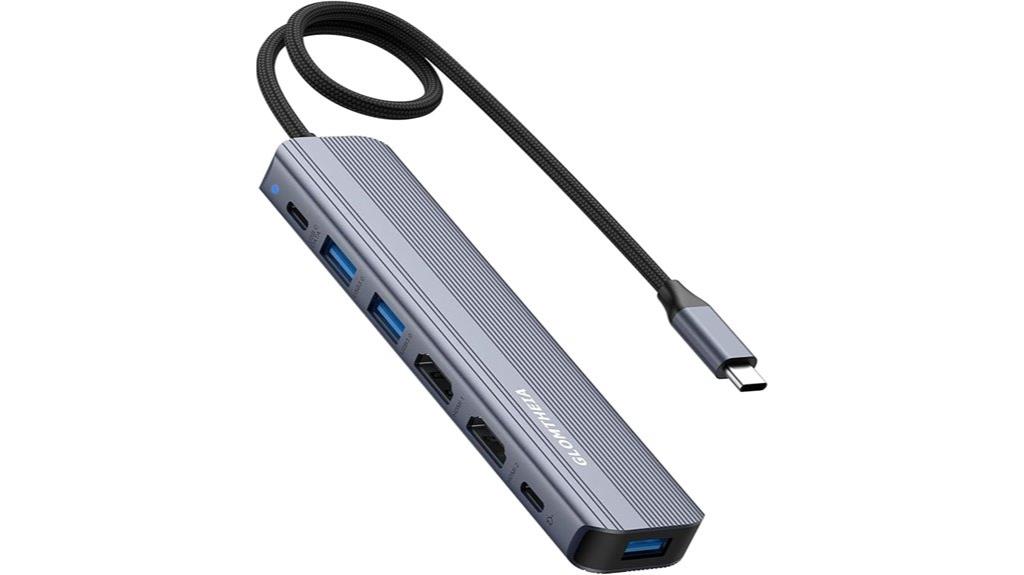 dual 4k hdmi usb hub