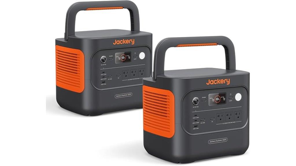 dual jackery explorer 2000v2