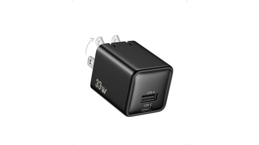 dual port 33w charger