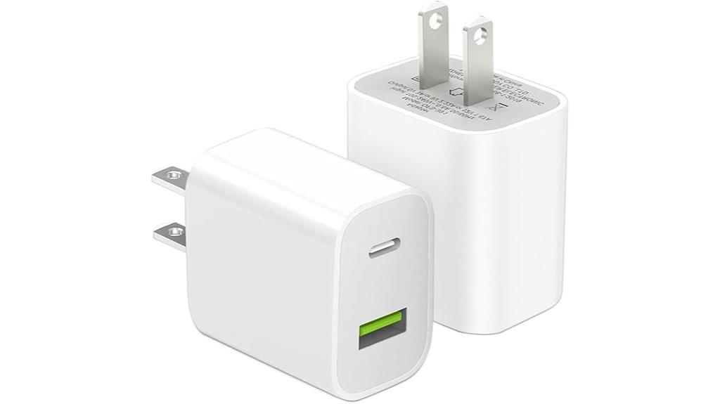 dual port usb c charger