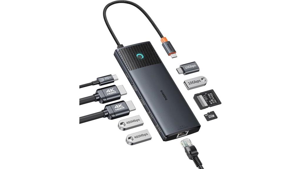 dual usb c hdmi ethernet