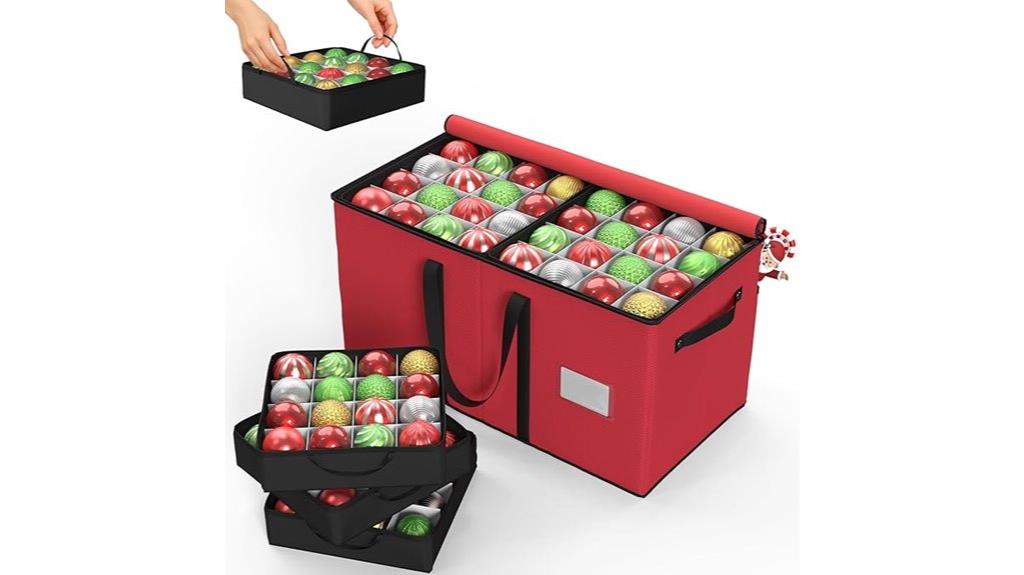 eight tray ornament organizer