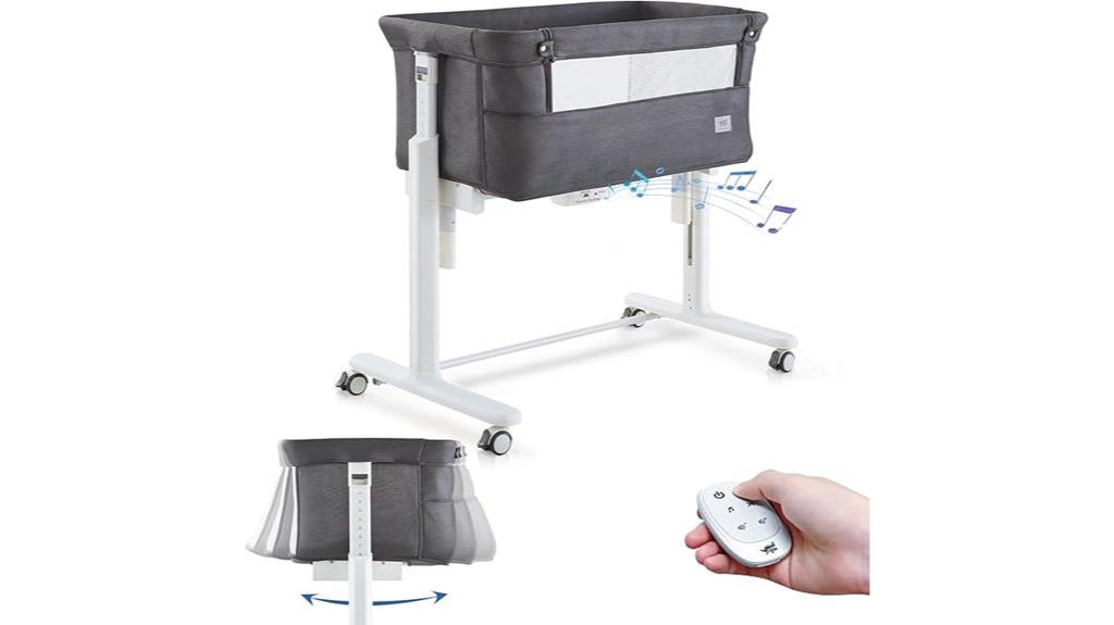 electric rocking baby bassinet