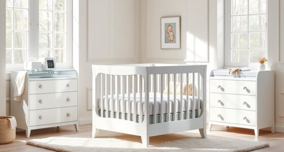 elegant convertible baby cribs