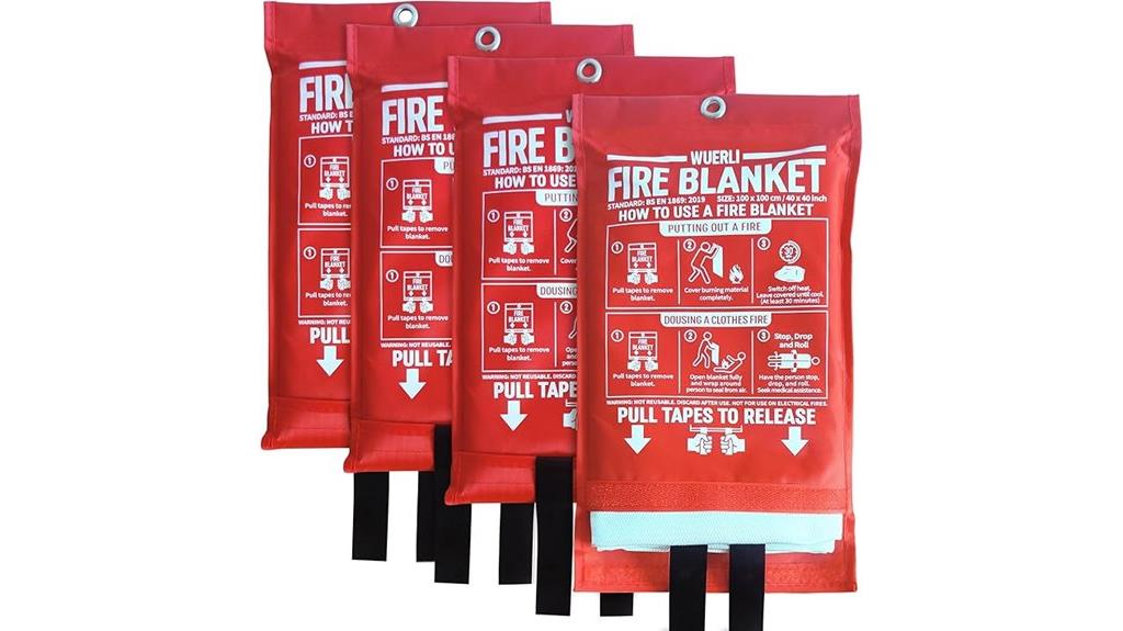 emergency fire blanket pack