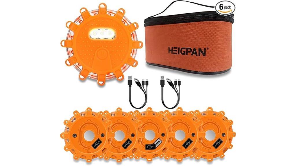 emergency roadside flares kit