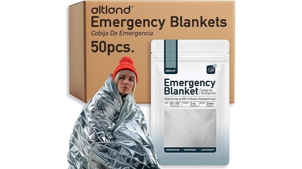 emergency survival blanket pack
