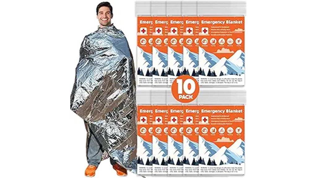 emergency survival space blankets