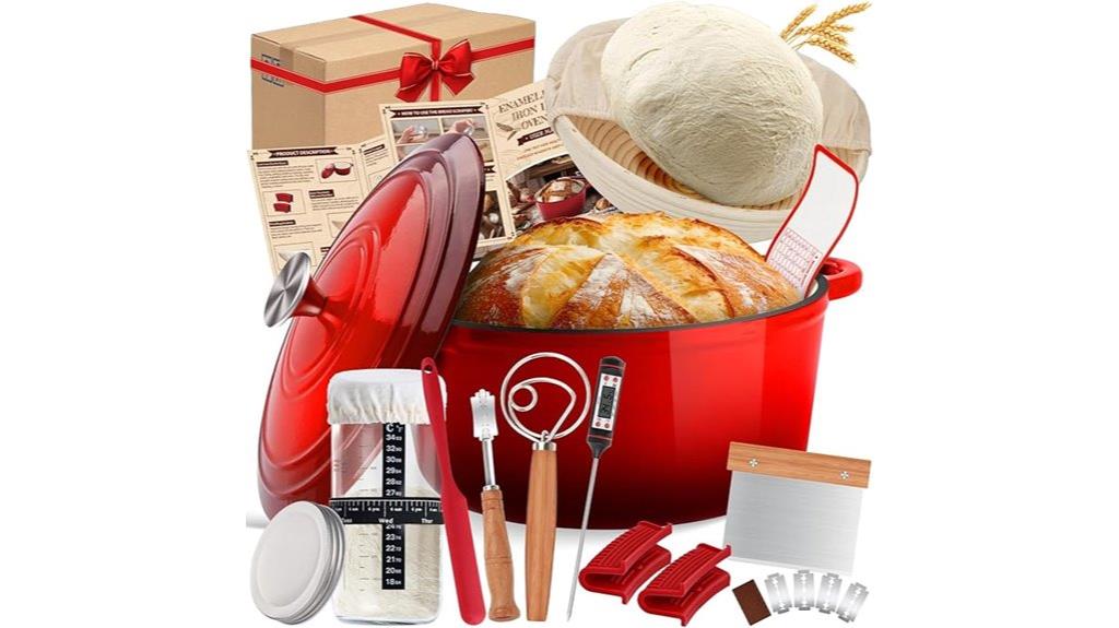 enameled cast iron dutch oven