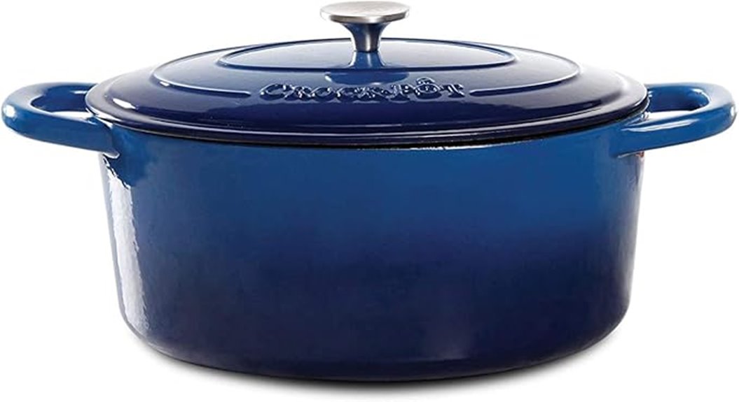 enamelled 7 quart dutch oven
