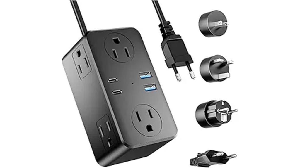 european usb power strip