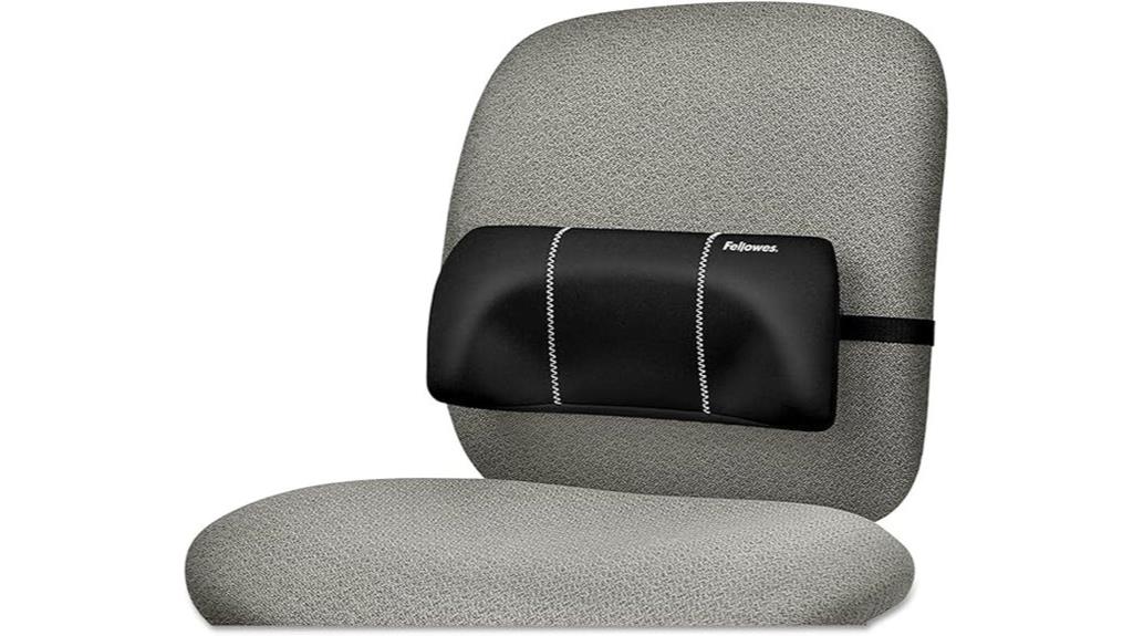 fellowes back support black