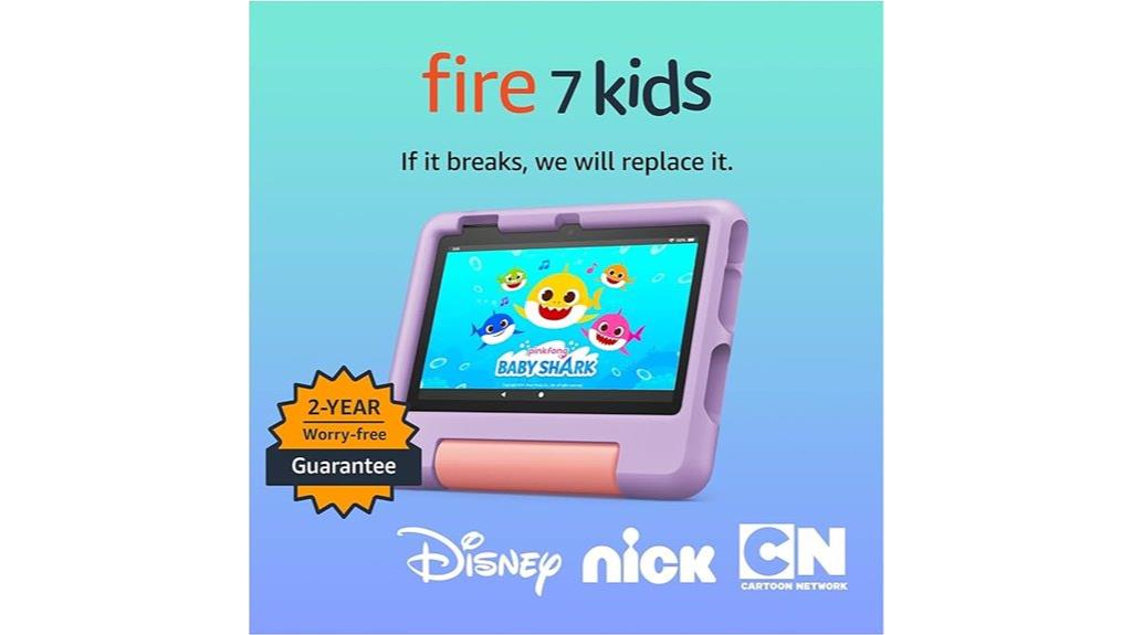 fire 7 kids purple tablet