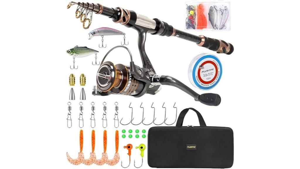 fishing rod reel combo