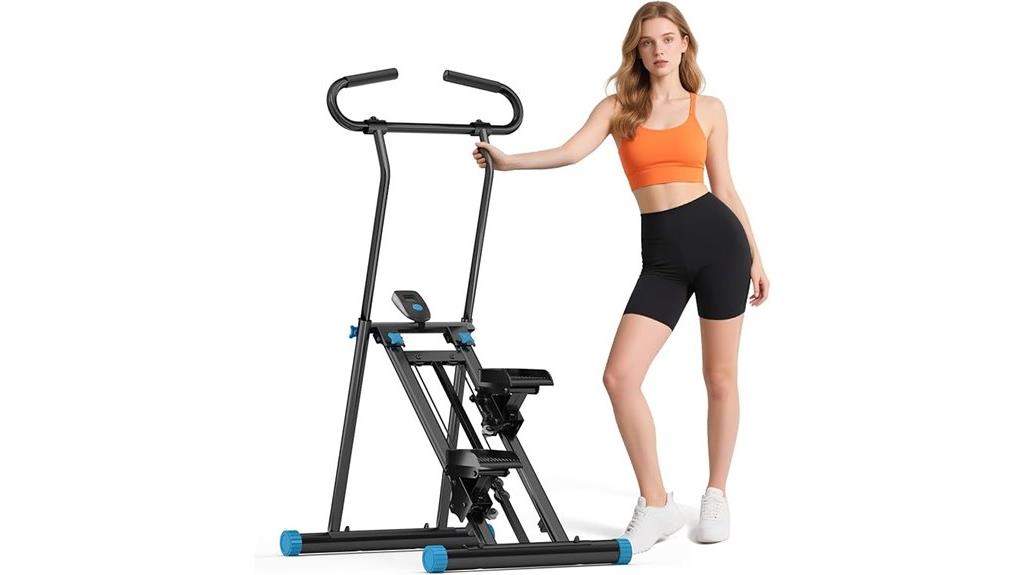 foldable lcd stair stepper