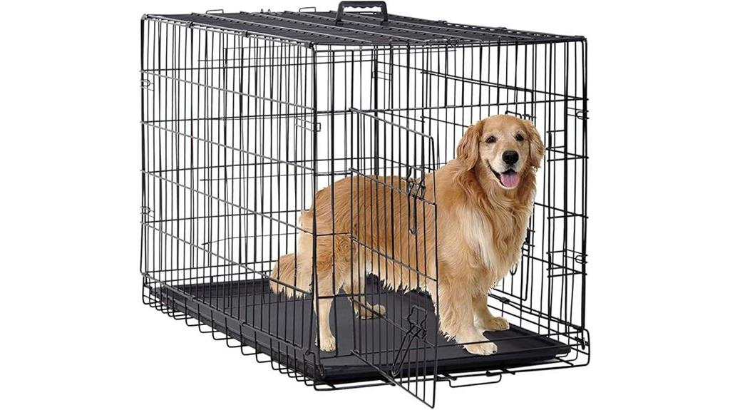 foldable metal dog crate