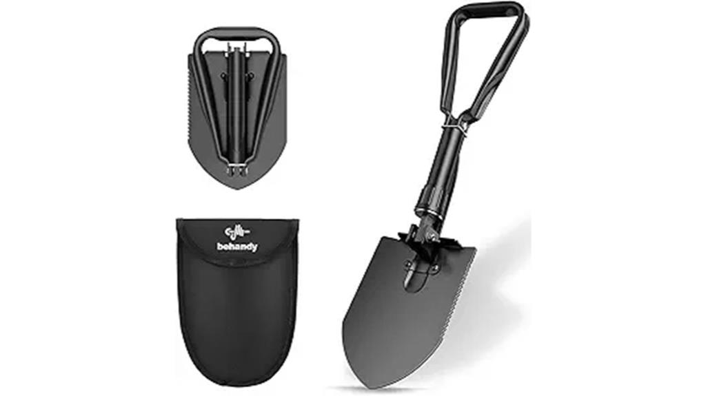 folding snow camping shovel