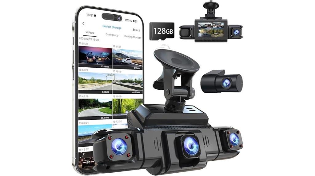 four channel gps dash cam