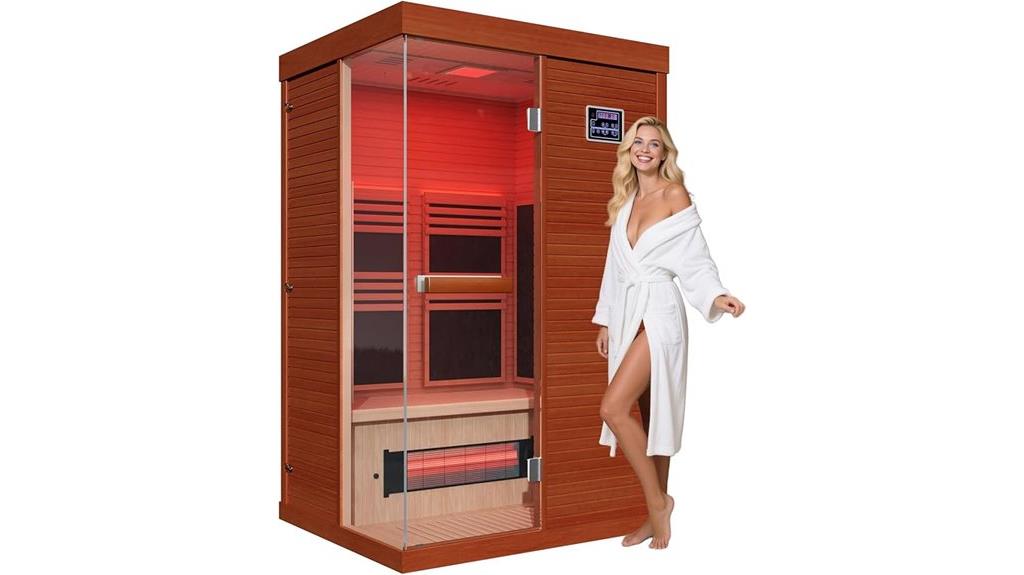 full spectrum sauna with speakers